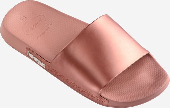 Havaianas Slide Classic Metallic Unisex Slippers - Roze - Maat 39/40