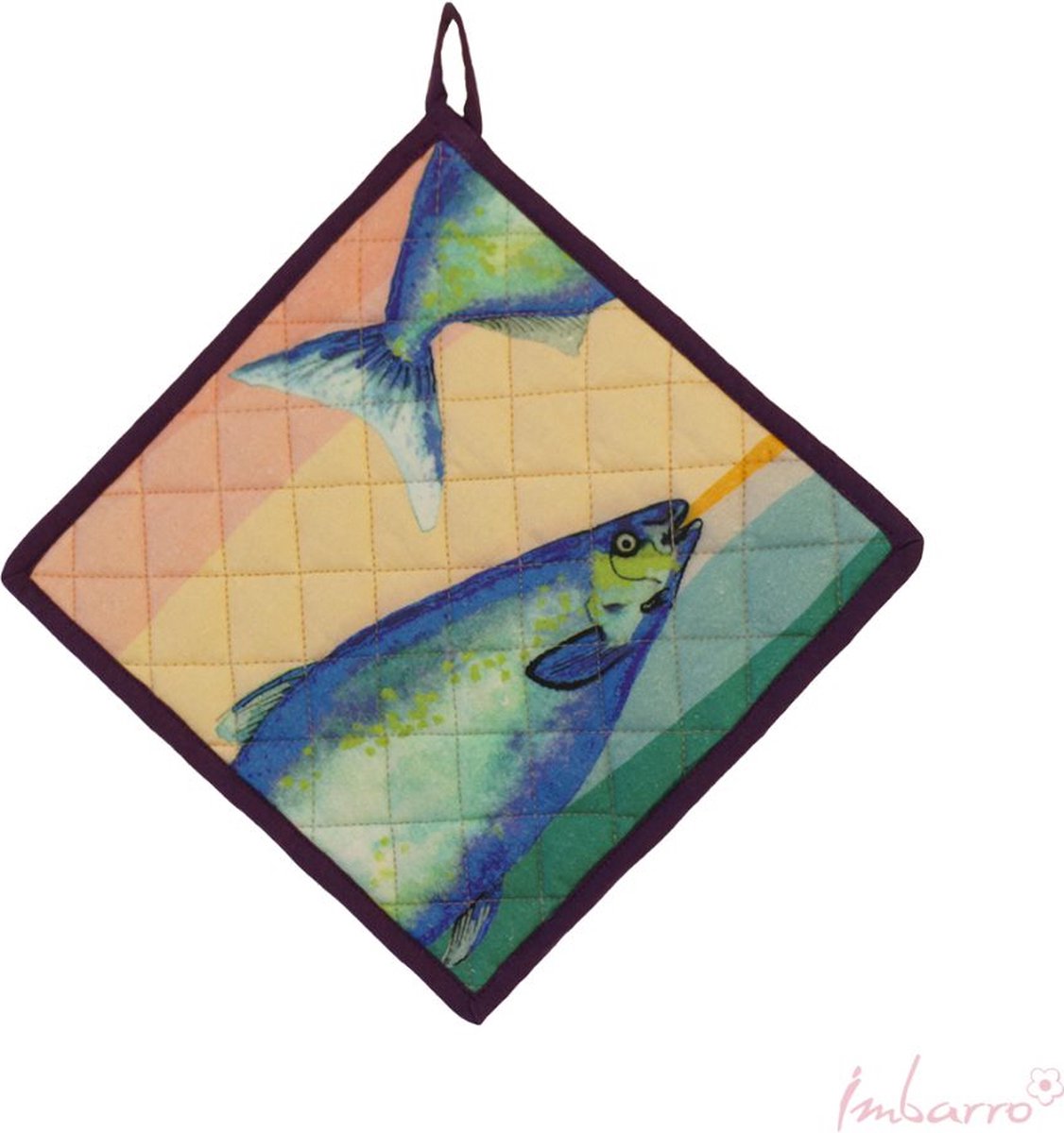 Imbarro pannenlappen la palma set van 2 25 x 25 cm