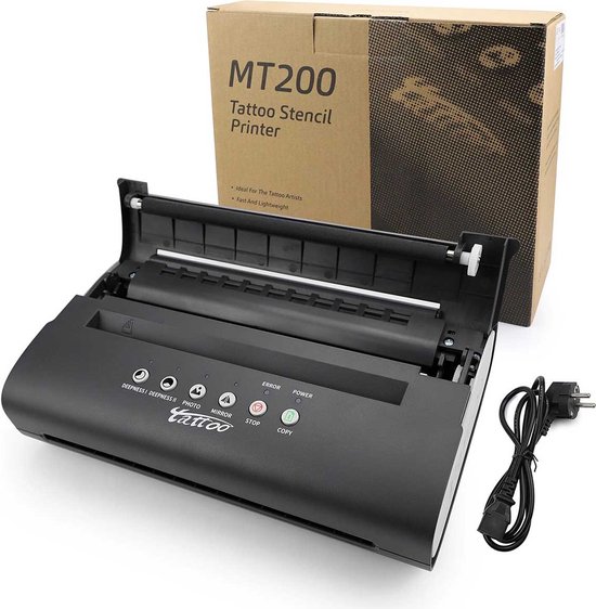 Thermische Printer MT200 voor Tattoo - A5 en A4 formaat - in gebruik | bol.com