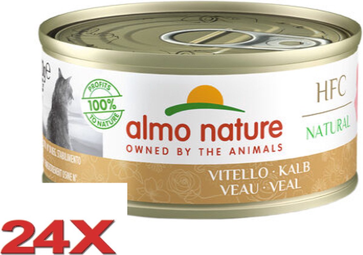 Almo Nature Almo Nature HFC - Kattenvoer - kalf - 24x70gr