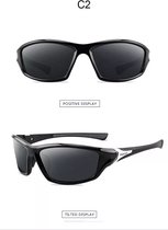 Soosie - Autobril - Sportbril - Fietsbril - Polariserende - Nacht lenzen - UV Bescherming - GRATIS brillenkoker