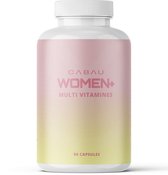 Cabau Women+ Multi Vitamines - 90 capsules - Meer dan 24 vitamines & mineralen - Perfect afgestemd op de behoefte van powervrouwen - Rijk aan ijzer, zink en vitamine B