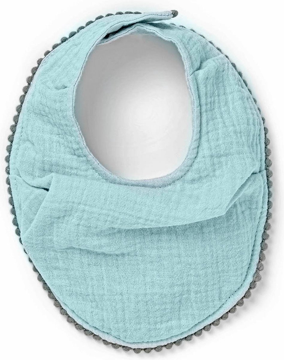 Goedkoopste Elodie Bandana slabbetje - spuugdoekje - kwijlslabbetje - slab - slabbetjes - Aqua Turquoise