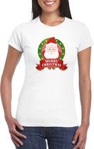 Foute Kerst shirt voor dames - Kerstman - Merry Christmas S