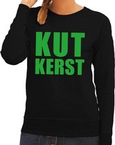 Foute kersttrui / sweater Kutkerst zwart voor dames - Kersttruien 2XL