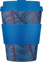 Ecoffee Cup Go PLA - Tasse à café à emporter 350 ml - Siliconen Blauw