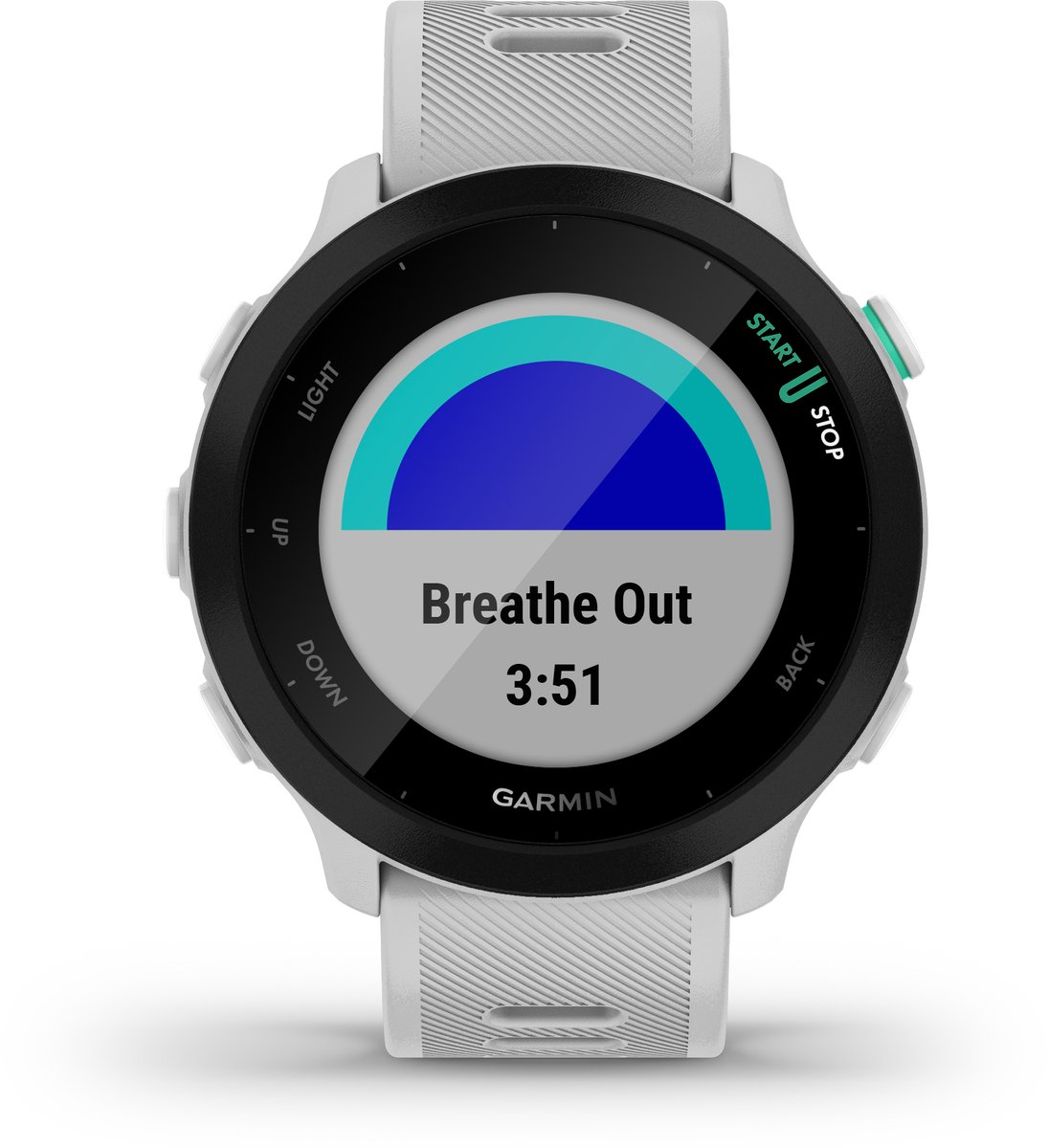 Garmin Forerunner 55 - Sporthorloge met GPS Tracker - Geschikt voor Hardlopen - 42mm - Whitestone – foto 7