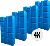DULA Koelelementen - blauw - 4 stuks - 750 gram - 20x10,5x4cm