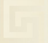"GRIEKSE SLEUTEL" SATIJN GLANZEND BEHANG | Design - crème wit - A.S. Création Versace 5