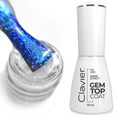 Clavier UV/LED Hybrid Gellak Luxury 10ml. Top Coat No Wipe Gem Sapphire - Glitters - Glitters - Top en/of basecoat