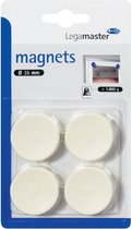 Magneet legamaster 35mm 1000gr wit | Blister a 4 stuk