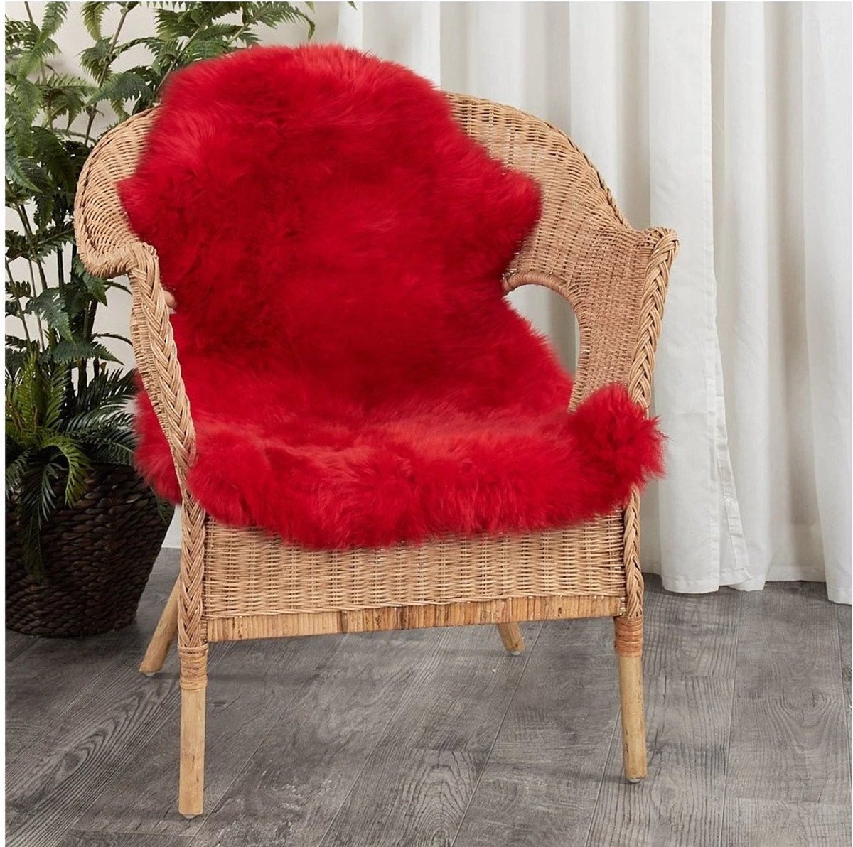 Peau de mouton multicolore XL