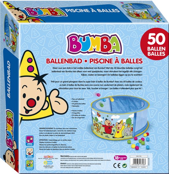 Bumba ballenbak - ballenbad inclusief 50 ballen - 73 cm doorsnede - Bumba