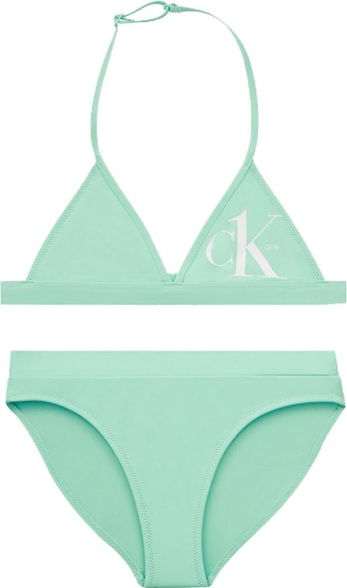 Calvin Klein - Meisjes - Bikini - Mintgroen - 152/164 | bol.com