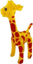 Opblaasbare giraffe 59 cm decoratie/speelgoed - Buitenspeelgoed waterspeelgoed - Opblaasdieren decoraties