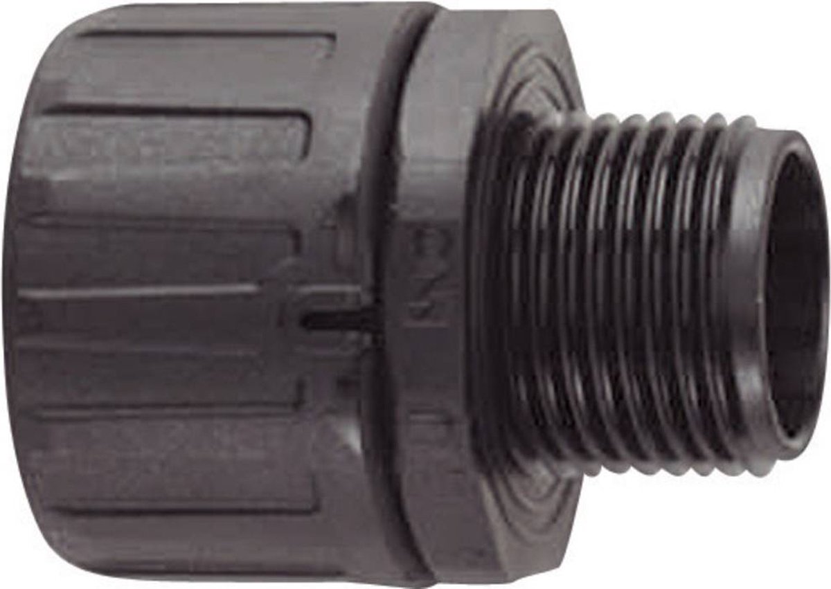 HellermannTyton 166-21003 HG16-S-M20 Slangbevestiging Zwart M20 11.80 mm Recht 1 stuk(s)