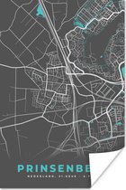 Poster Carte - Prinsenbeek - Carte - Plan de la ville - 20x30 cm