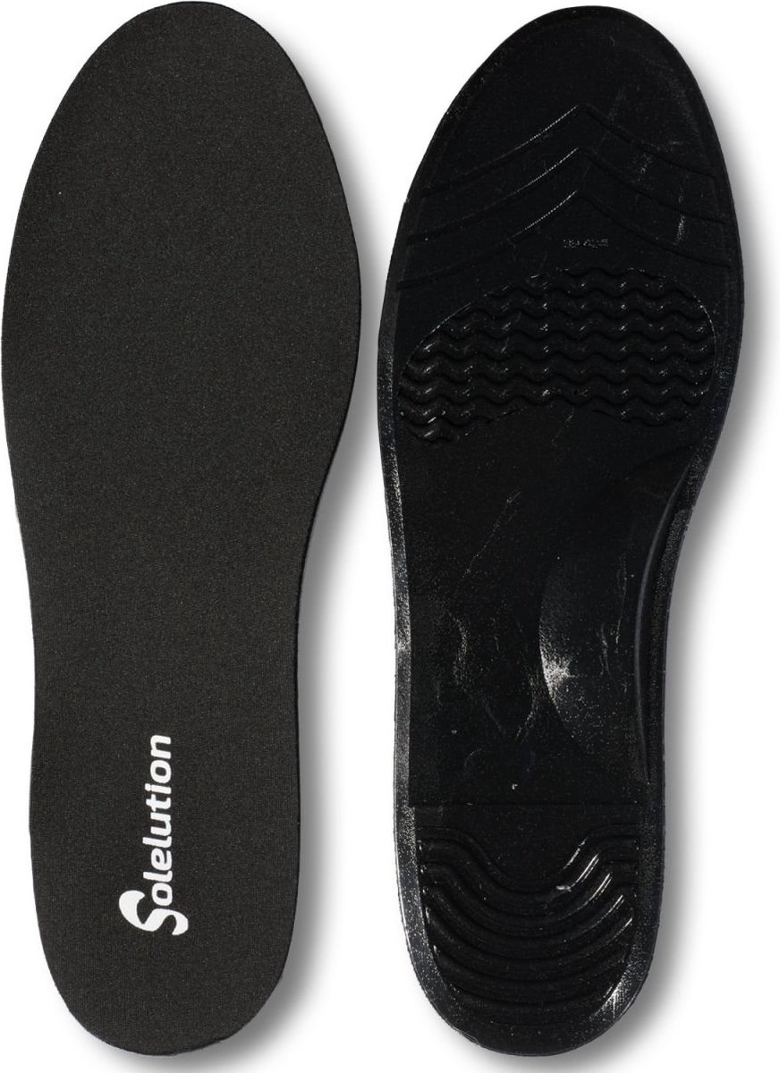 Solelution Sports Gelzolen Max - Sportzolen - Inlegzolen met Gelvulling - Zwart - Per Paar - 35-36
