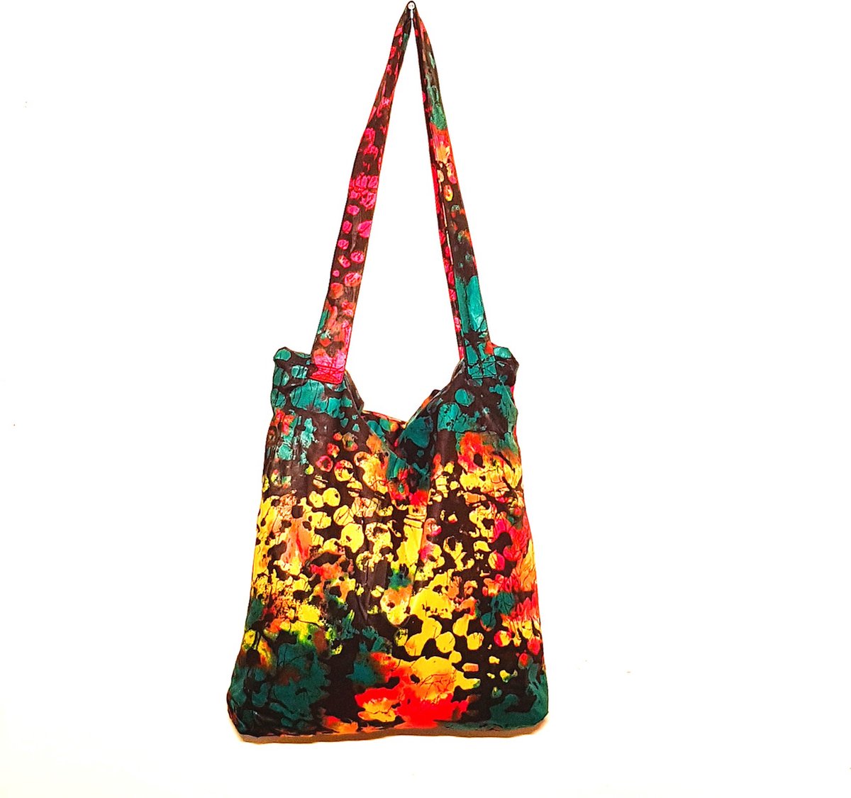 Ladybag ǀ Tote bag ǀ Shoppertas - Tropical - Kitenge - Handmade
