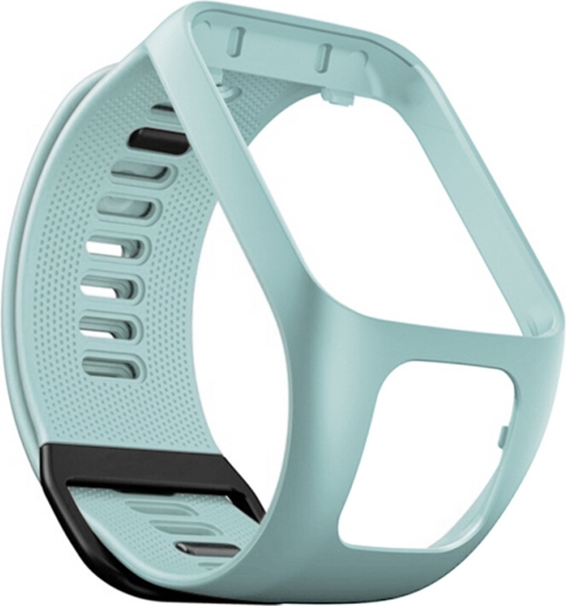 Siliconen bandje - geschikt voor TomTom Runner 2 / Runner 3 / Spark 2 / Spark 3 - mintgroen