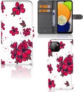 Mobiel Hoesje Geschikt voor Samsung Galaxy A03 Book Case Blossom Red