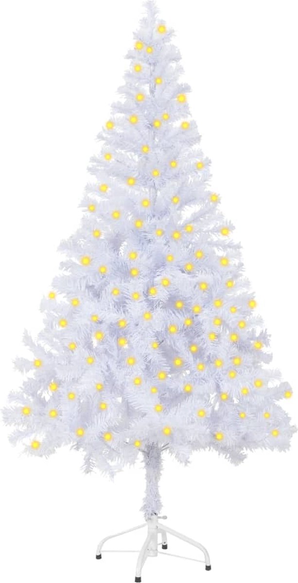VidaLife Kunstkerstboom met LED's en standaard en 380 takken 150 cm