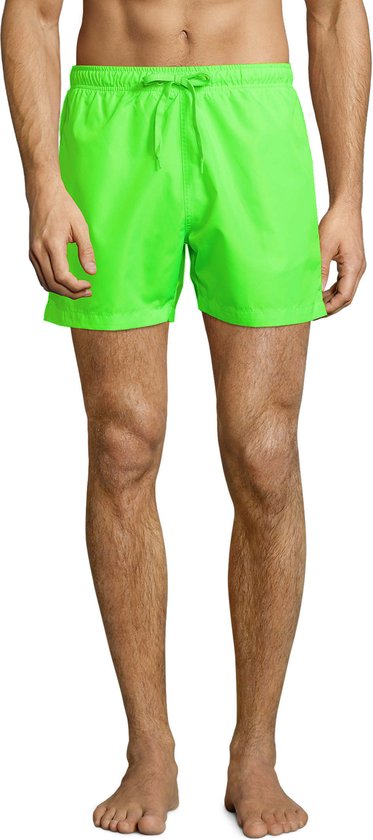 SOLS Heren Sandy Beach Shorts (Neon Groen) Maat M