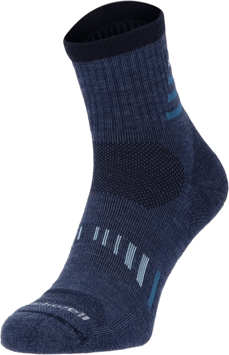 Sockwell Ascend II Quarter Heren Wandelsokken Klasse 1 Blauw