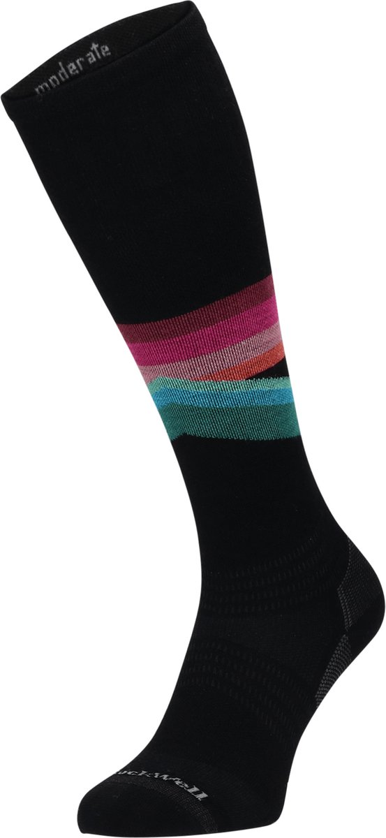 Sockwell Rainbow Racer UL Dames Skisokken Klasse 1 Zwart