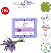Marseille zeep 60x100g | Glycerine Lavendel olie zeep | La Cigale