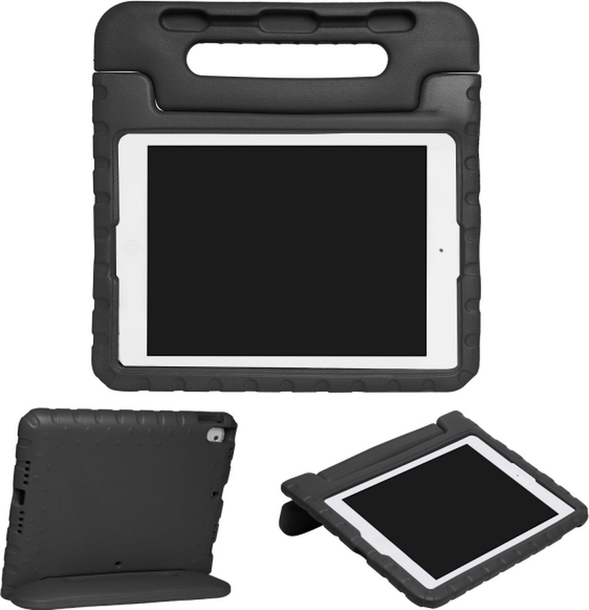 Apple iPad Air 5 10.9 (2022) Hoes - Xccess - Kids Guard Serie - EVA Schuim Backcover - Zwart - Hoes Geschikt Voor Apple iPad Air 5 10.9 (2022)