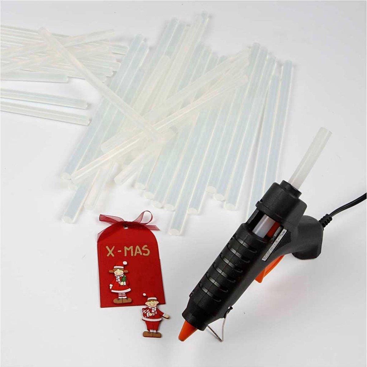 100 Stuks Glue Sticks - Lijmpatronen Set 7mm - Lijmsticks - Lijm Patronen - Lijmpistool Vulling — cadeau in Cadeau-ideeën - foto 2