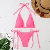 Bikini 2 Pièces - Rose Wavy - Set Bikini - Été 2022 - Taille M