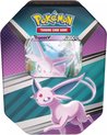 Afbeelding van het spelletje Pokémon V Spring Tin 2022 Espeon + Pokémon Balpen + 5 Pokémon Stickers {Pokemon Kaarten Opbergdoos | Speelgoed Verzamelkaarten voor kinderen | pokemon kaarten booster box | pokemon speelgoed | pokemon boosterbox}