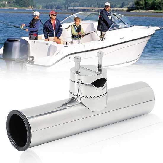 RVS Hengelhouder 3 buizen voor boot