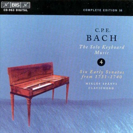 Miklós Spányi - C.P.E. Bach: Solo Keyboard Music Vol 4 (CD)