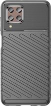 Samsung Galaxy M33 TPU Case hoesje - Just in Case - Effen Zwart - TPU (Zacht)