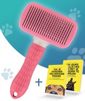 Hondenborstel en Kattenborstel Haarverwijderaar Roze – Hondenhaar en Kattenhaar Verwijderaar – Langharig en Kortharig