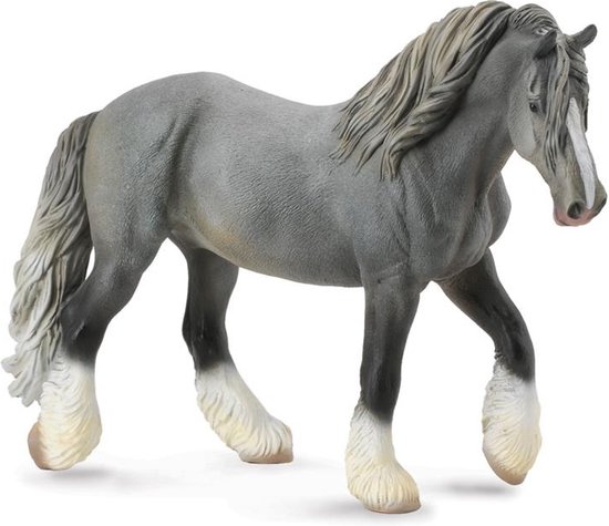 Foto: Collecta shire paard merrie grijs xl 