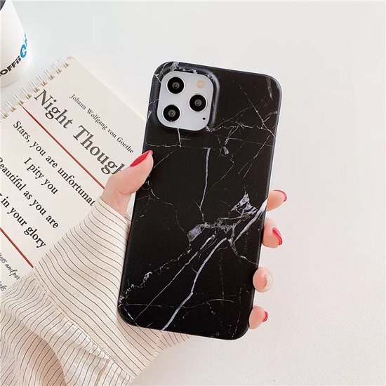 ONEFLOW Bliss Cover voor iPhone 14 Pro Max hoes in marmerlook, designer