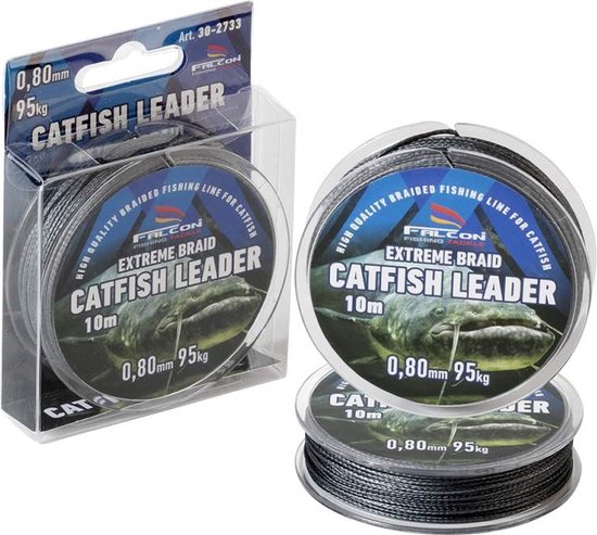 Falcon Catfish Leader - 1.00mm - 145kg - Meerval Voorslag van Merkloos — afbeelding 2
