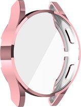 Screenprotector watch case - hoesje - geschikt voor Samsung Galaxy Watch 4 - 44 mm - roze
