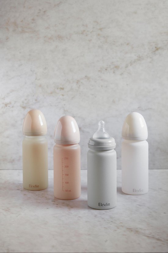 Elodie glazen babyfles - Baby flessen - Baby fles - Babyfles - Glazen flesjes - Babyflessen - 270 ml - Vanilla White van Elodie — afbeelding 3