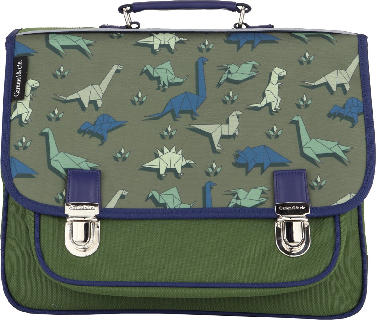 Boekentas met dinos medium - Dinogamis - Caramel et Cie