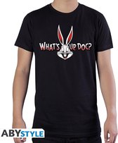 Abysse - Tshirt Looney Tunes 'Whats up Doc' man black L