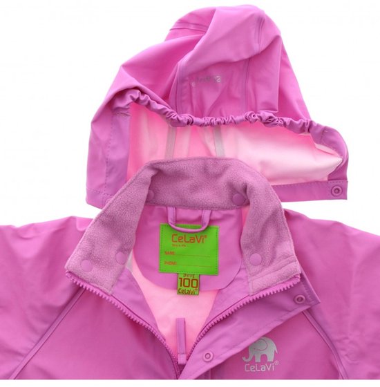 Roze regenpak van CeLaVi 68/74