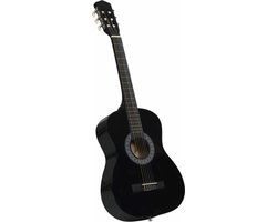 vidaXL Klassieke Gitaar 3/4 Zwart