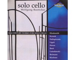 Wolfgang Boettcher - Solo Cello - 20th Century Works For Solo Cello (CD)