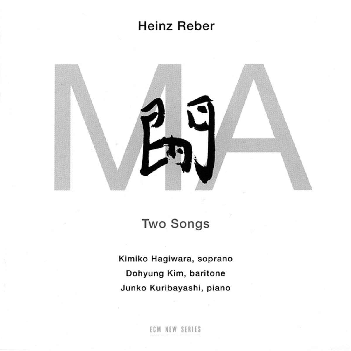 Kimiko Hagiwara, Dohyong Kim, Junko Kuribayashi - Reber: MA (Two Songs) (CD)