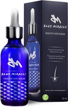 Blue Miracle Haarserum 50 ml | Haargroei Serum - Haarolie - Serum | Tegen haaruitval - 100% Vegan | GRATIS Dermaroller - Haargroeiproducten Vrouwen | Haargroeiproducten Mannen